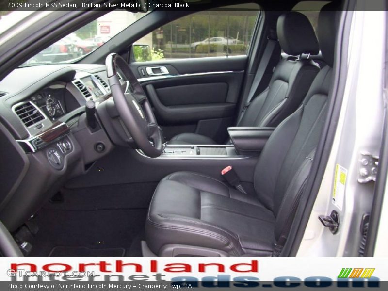 Brilliant Silver Metallic / Charcoal Black 2009 Lincoln MKS Sedan