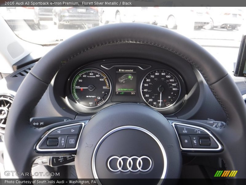 Florett Silver Metallic / Black 2016 Audi A3 Sportback e-tron Premium