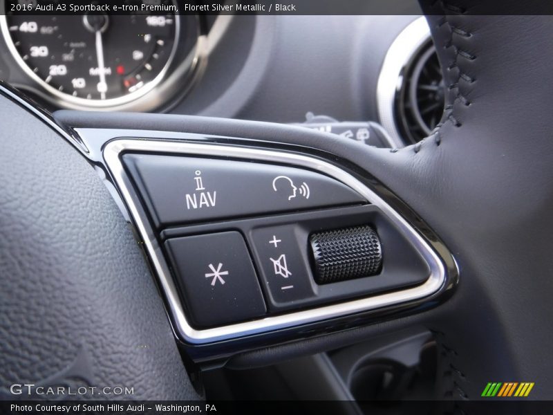 Florett Silver Metallic / Black 2016 Audi A3 Sportback e-tron Premium