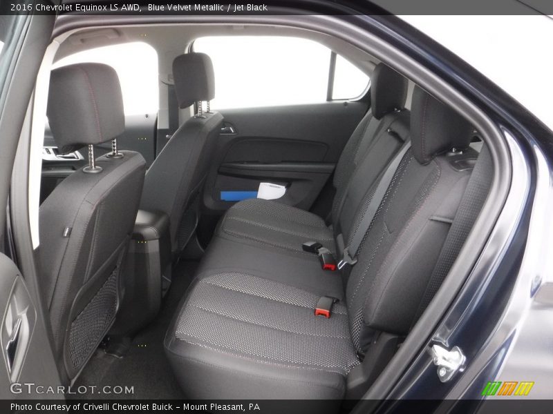 Blue Velvet Metallic / Jet Black 2016 Chevrolet Equinox LS AWD