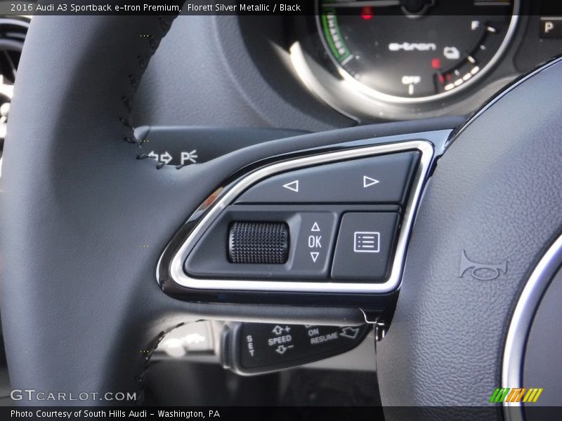 Florett Silver Metallic / Black 2016 Audi A3 Sportback e-tron Premium