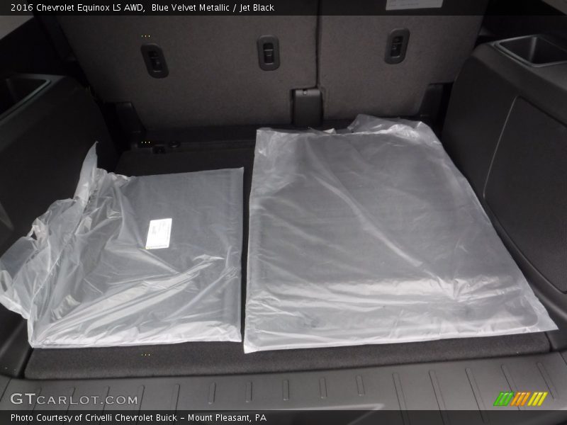 Blue Velvet Metallic / Jet Black 2016 Chevrolet Equinox LS AWD
