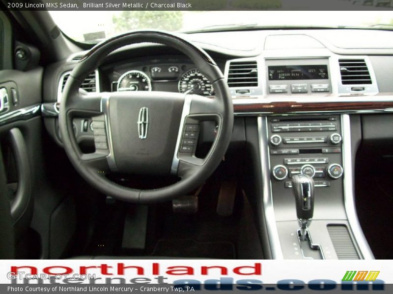 Brilliant Silver Metallic / Charcoal Black 2009 Lincoln MKS Sedan