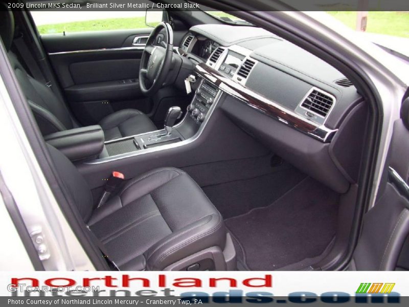 Brilliant Silver Metallic / Charcoal Black 2009 Lincoln MKS Sedan