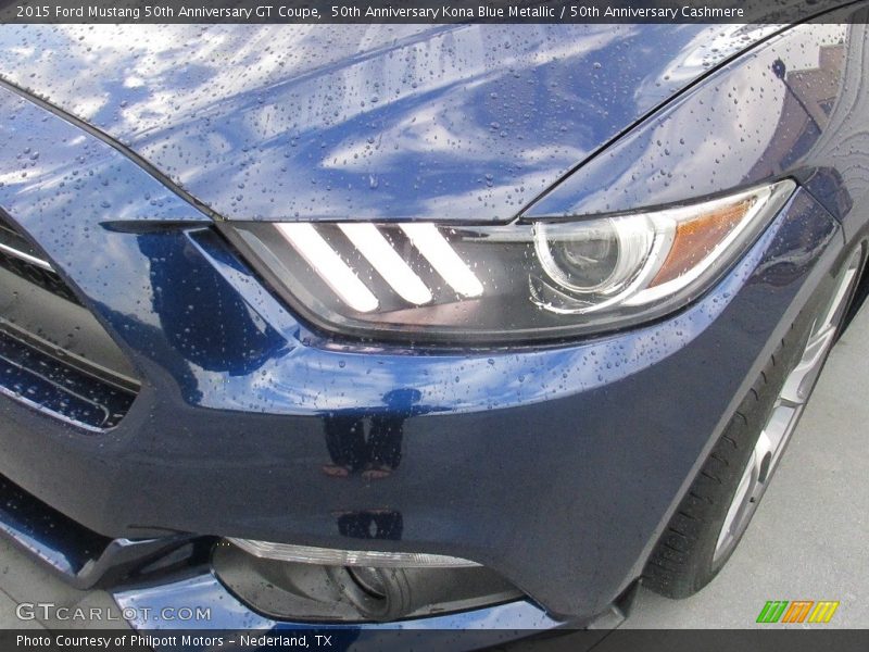 50th Anniversary Kona Blue Metallic / 50th Anniversary Cashmere 2015 Ford Mustang 50th Anniversary GT Coupe