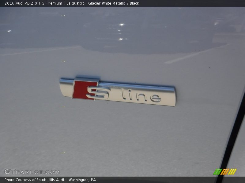 Glacier White Metallic / Black 2016 Audi A6 2.0 TFSI Premium Plus quattro