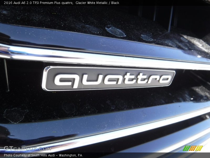 Glacier White Metallic / Black 2016 Audi A6 2.0 TFSI Premium Plus quattro