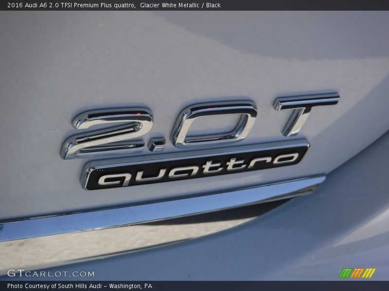 Glacier White Metallic / Black 2016 Audi A6 2.0 TFSI Premium Plus quattro