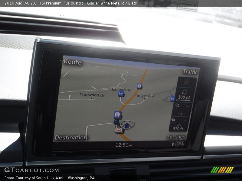 Glacier White Metallic / Black 2016 Audi A6 2.0 TFSI Premium Plus quattro