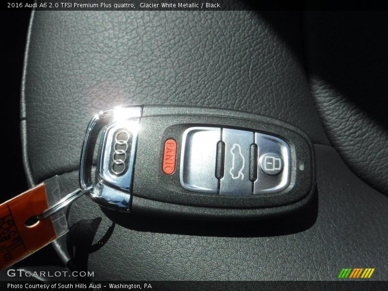 Glacier White Metallic / Black 2016 Audi A6 2.0 TFSI Premium Plus quattro