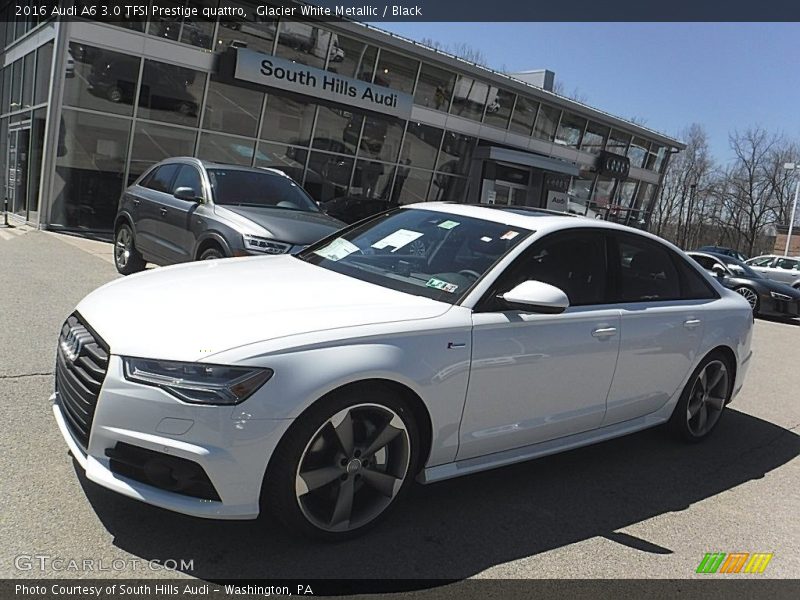 Glacier White Metallic / Black 2016 Audi A6 3.0 TFSI Prestige quattro