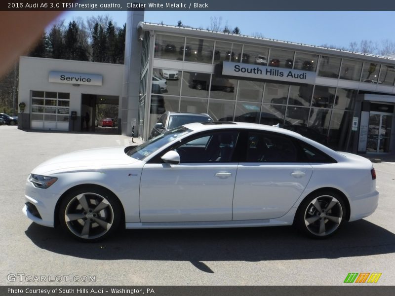Glacier White Metallic / Black 2016 Audi A6 3.0 TFSI Prestige quattro