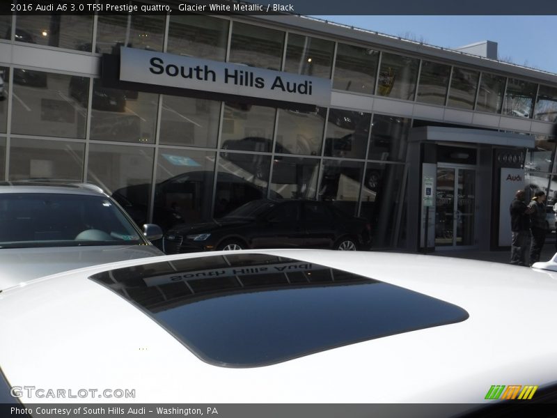 Glacier White Metallic / Black 2016 Audi A6 3.0 TFSI Prestige quattro