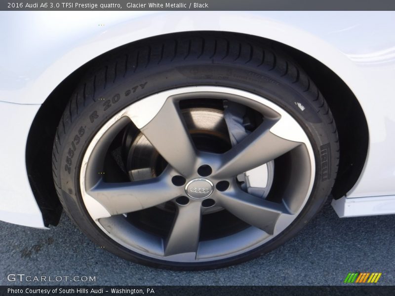Glacier White Metallic / Black 2016 Audi A6 3.0 TFSI Prestige quattro