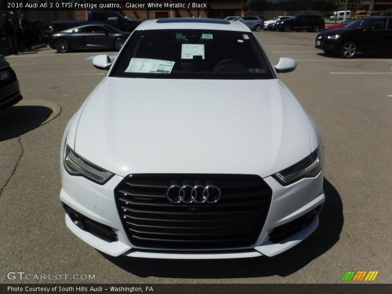 Glacier White Metallic / Black 2016 Audi A6 3.0 TFSI Prestige quattro