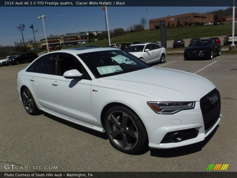 Glacier White Metallic / Black 2016 Audi A6 3.0 TFSI Prestige quattro