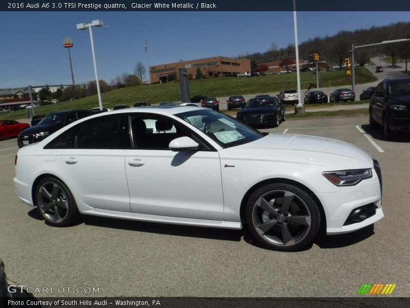 Glacier White Metallic / Black 2016 Audi A6 3.0 TFSI Prestige quattro