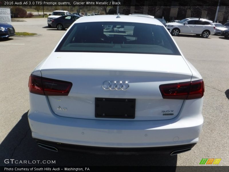 Glacier White Metallic / Black 2016 Audi A6 3.0 TFSI Prestige quattro