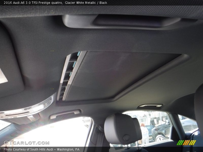 Glacier White Metallic / Black 2016 Audi A6 3.0 TFSI Prestige quattro