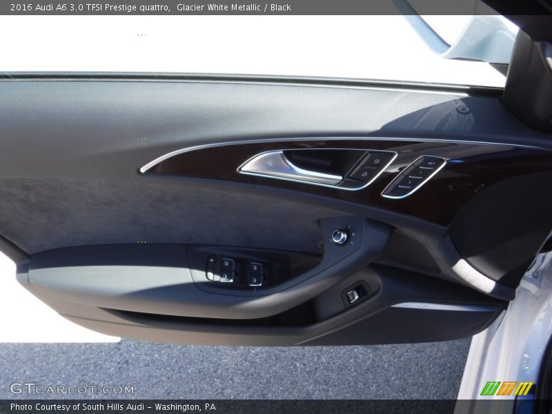 Glacier White Metallic / Black 2016 Audi A6 3.0 TFSI Prestige quattro