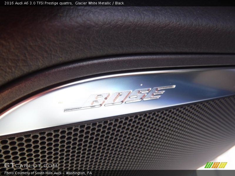 Glacier White Metallic / Black 2016 Audi A6 3.0 TFSI Prestige quattro