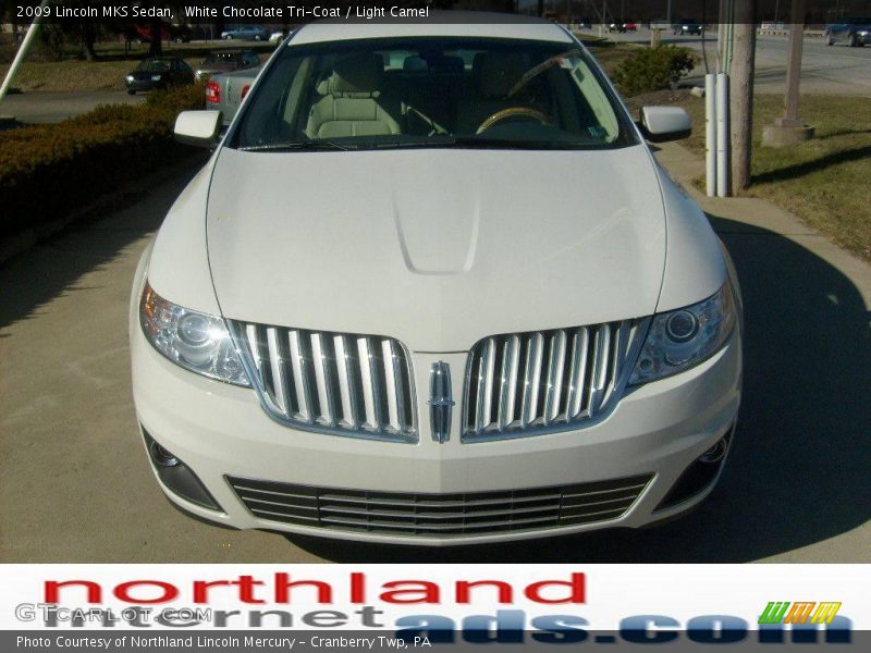 White Chocolate Tri-Coat / Light Camel 2009 Lincoln MKS Sedan