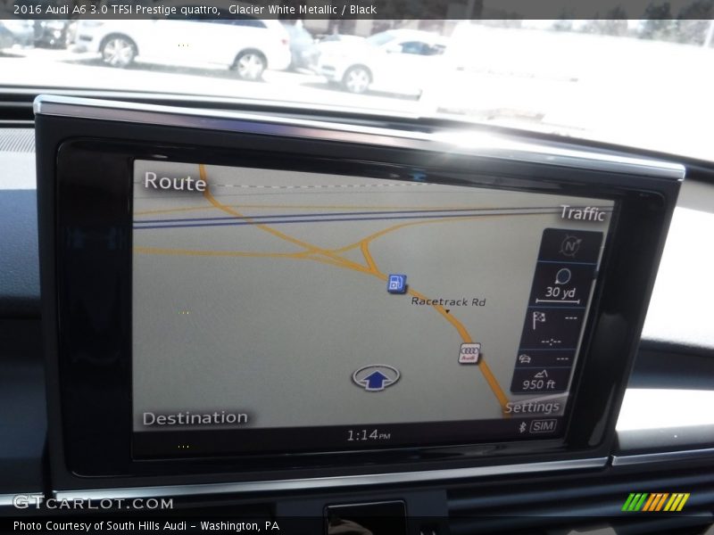 Glacier White Metallic / Black 2016 Audi A6 3.0 TFSI Prestige quattro
