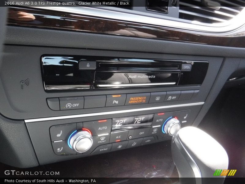 Glacier White Metallic / Black 2016 Audi A6 3.0 TFSI Prestige quattro