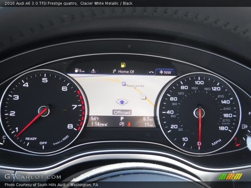 Glacier White Metallic / Black 2016 Audi A6 3.0 TFSI Prestige quattro