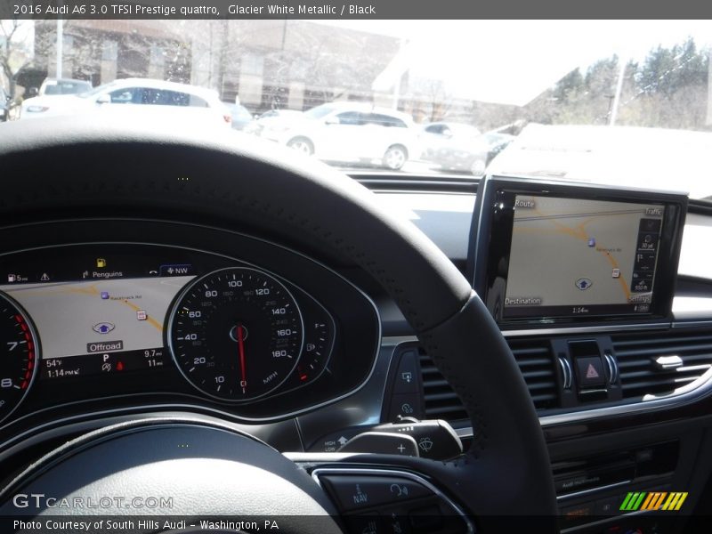 Glacier White Metallic / Black 2016 Audi A6 3.0 TFSI Prestige quattro