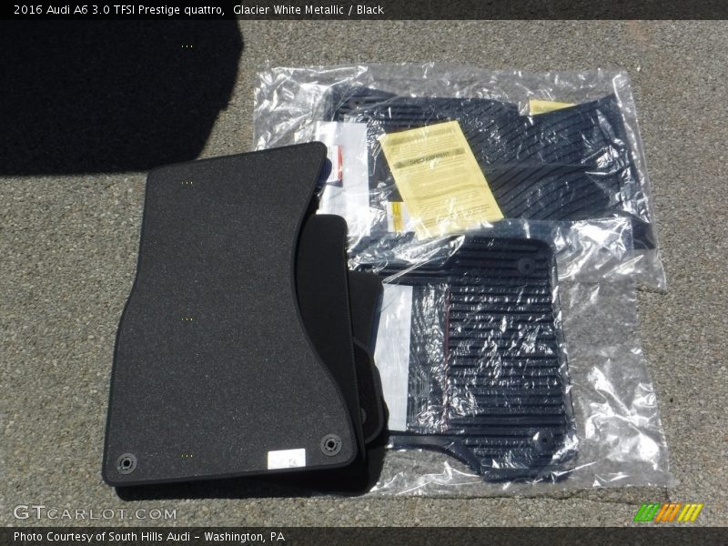 Glacier White Metallic / Black 2016 Audi A6 3.0 TFSI Prestige quattro