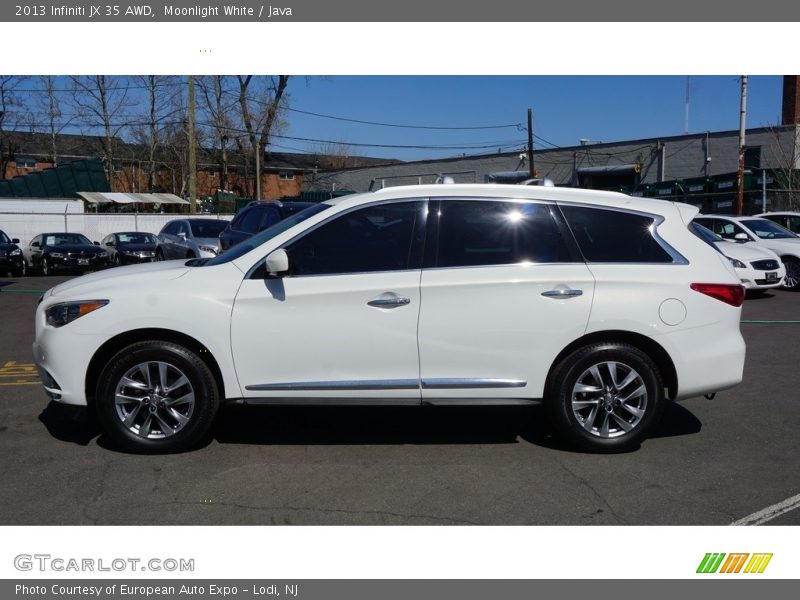 Moonlight White / Java 2013 Infiniti JX 35 AWD