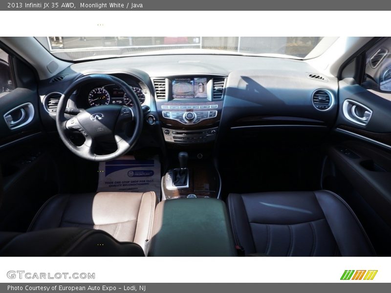 Moonlight White / Java 2013 Infiniti JX 35 AWD