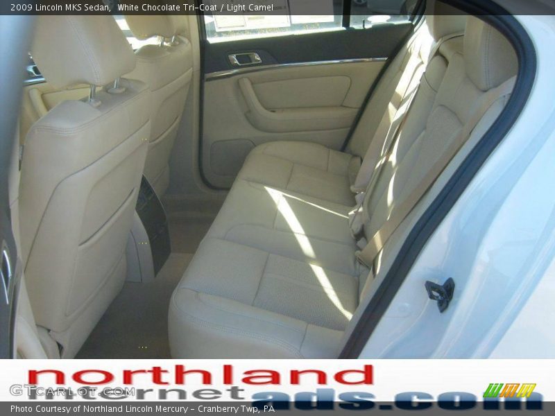 White Chocolate Tri-Coat / Light Camel 2009 Lincoln MKS Sedan