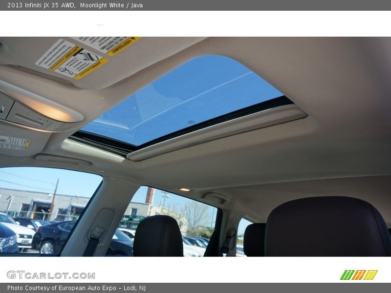 Moonlight White / Java 2013 Infiniti JX 35 AWD