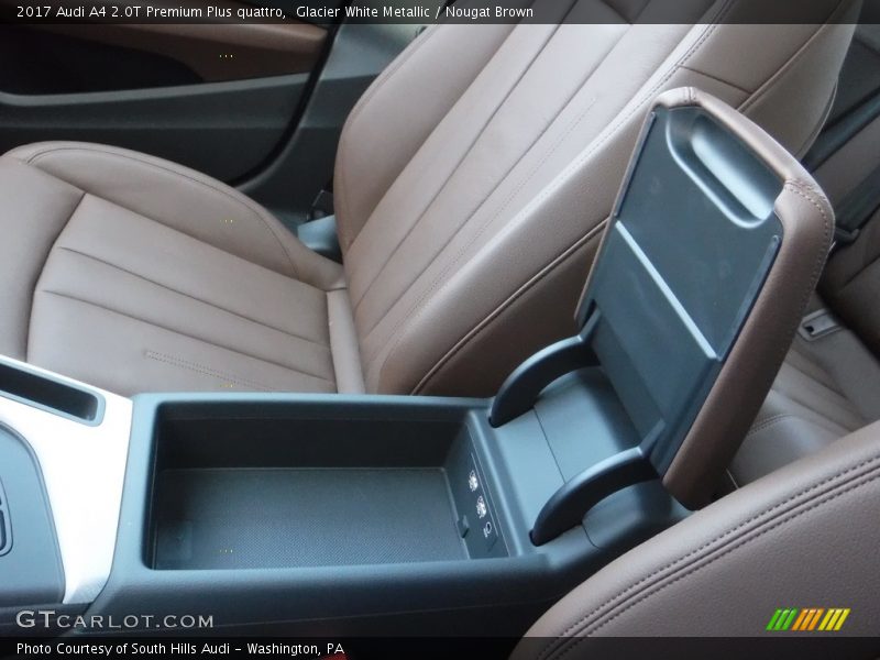 Glacier White Metallic / Nougat Brown 2017 Audi A4 2.0T Premium Plus quattro