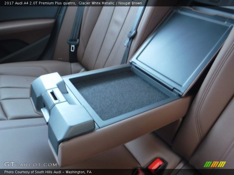 Glacier White Metallic / Nougat Brown 2017 Audi A4 2.0T Premium Plus quattro