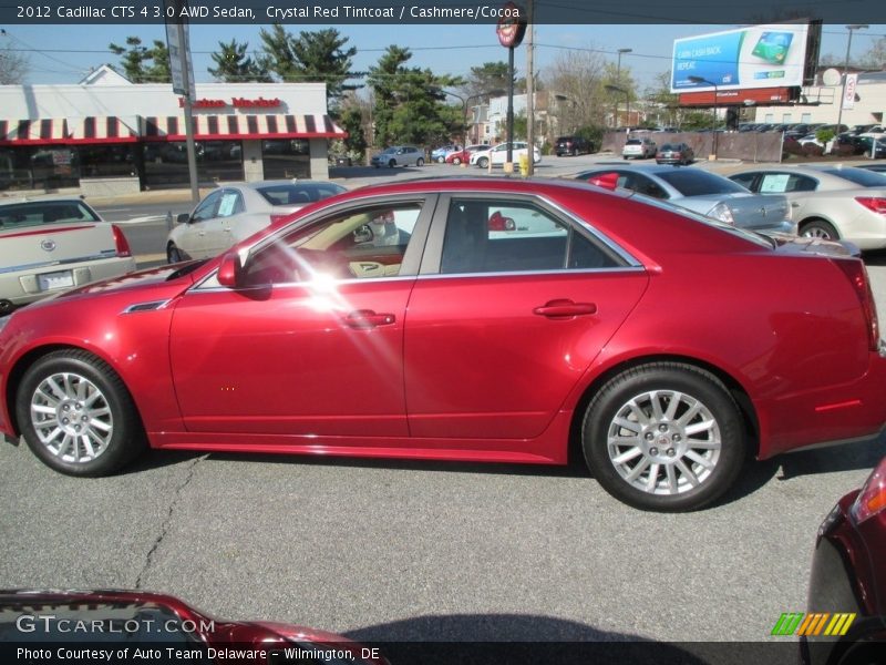 Crystal Red Tintcoat / Cashmere/Cocoa 2012 Cadillac CTS 4 3.0 AWD Sedan