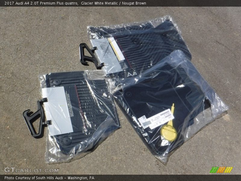 Glacier White Metallic / Nougat Brown 2017 Audi A4 2.0T Premium Plus quattro
