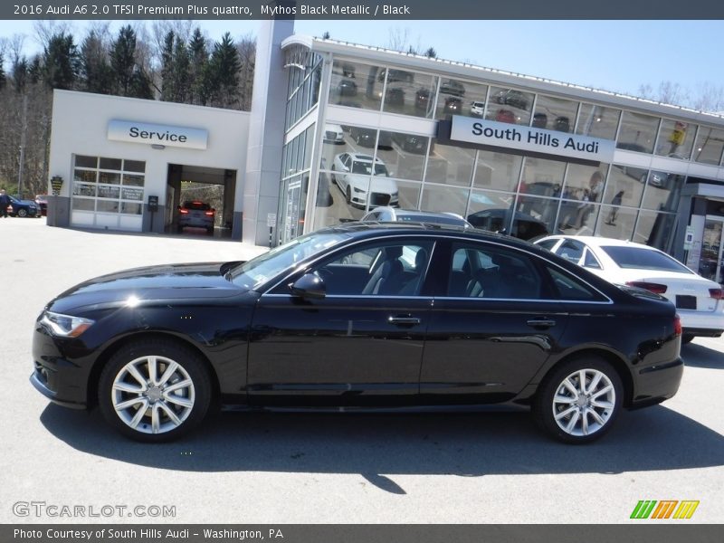 Mythos Black Metallic / Black 2016 Audi A6 2.0 TFSI Premium Plus quattro