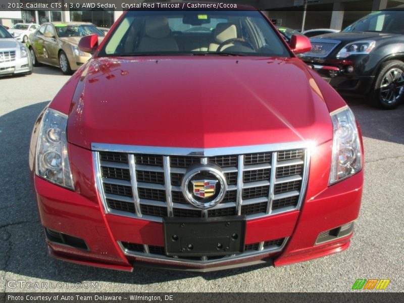 Crystal Red Tintcoat / Cashmere/Cocoa 2012 Cadillac CTS 4 3.0 AWD Sedan