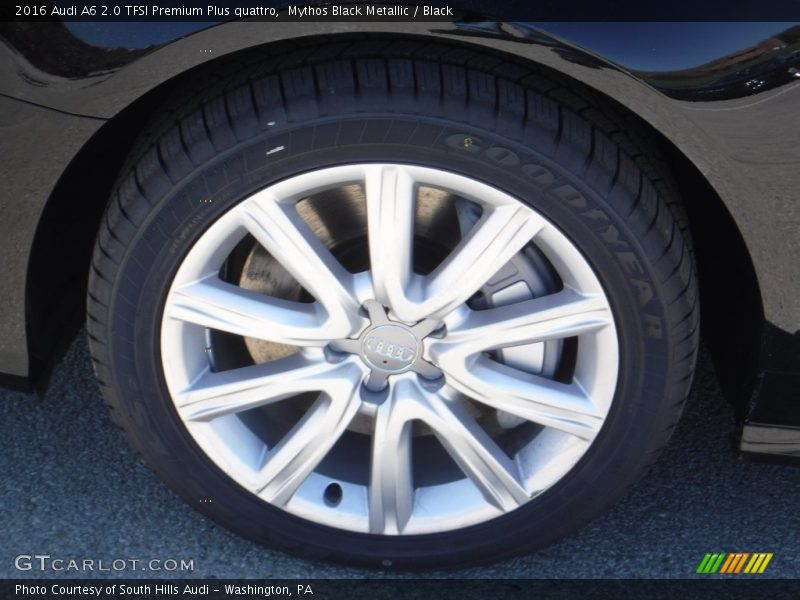 Mythos Black Metallic / Black 2016 Audi A6 2.0 TFSI Premium Plus quattro