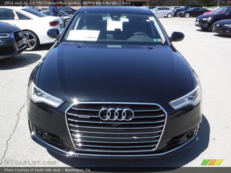 Mythos Black Metallic / Black 2016 Audi A6 2.0 TFSI Premium Plus quattro