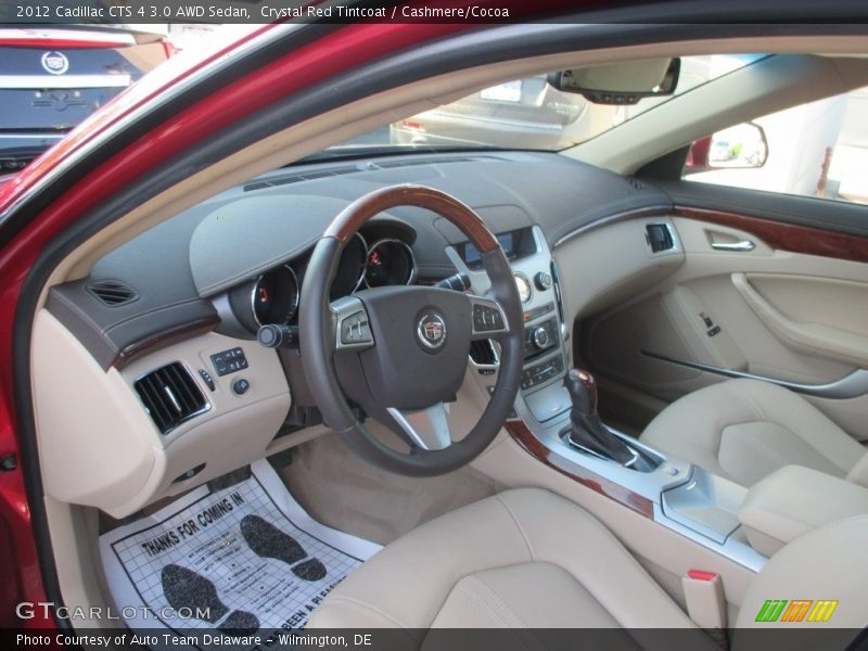 Crystal Red Tintcoat / Cashmere/Cocoa 2012 Cadillac CTS 4 3.0 AWD Sedan