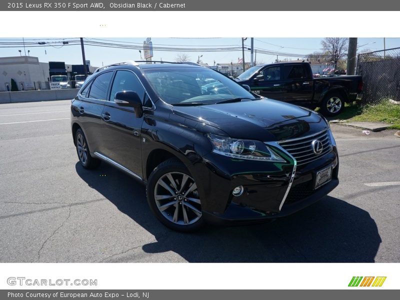Obsidian Black / Cabernet 2015 Lexus RX 350 F Sport AWD
