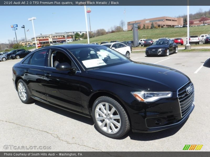 Mythos Black Metallic / Black 2016 Audi A6 2.0 TFSI Premium Plus quattro