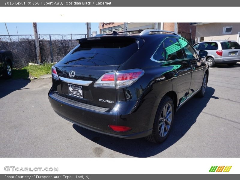 Obsidian Black / Cabernet 2015 Lexus RX 350 F Sport AWD