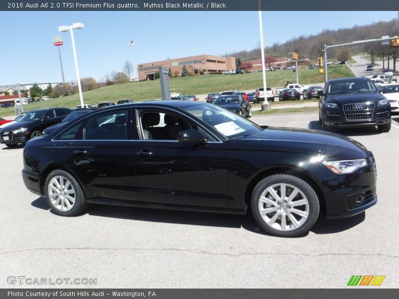 Mythos Black Metallic / Black 2016 Audi A6 2.0 TFSI Premium Plus quattro