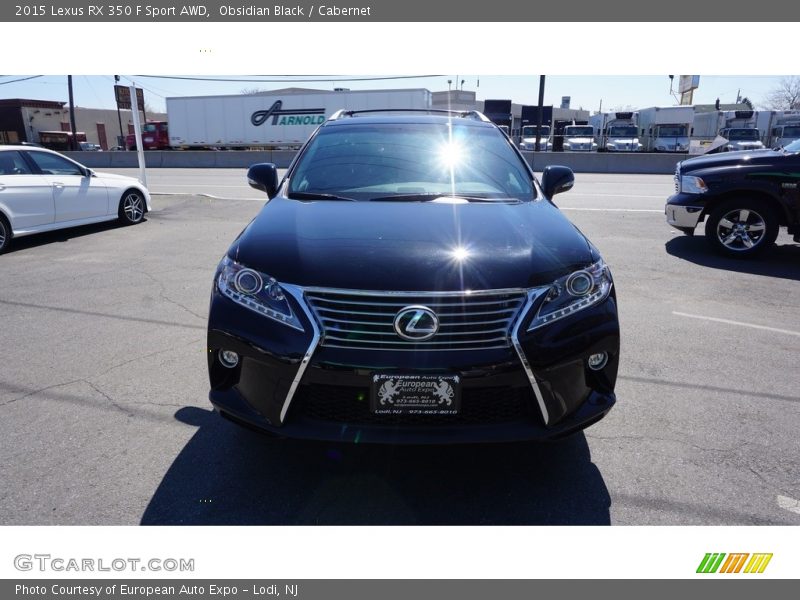 Obsidian Black / Cabernet 2015 Lexus RX 350 F Sport AWD