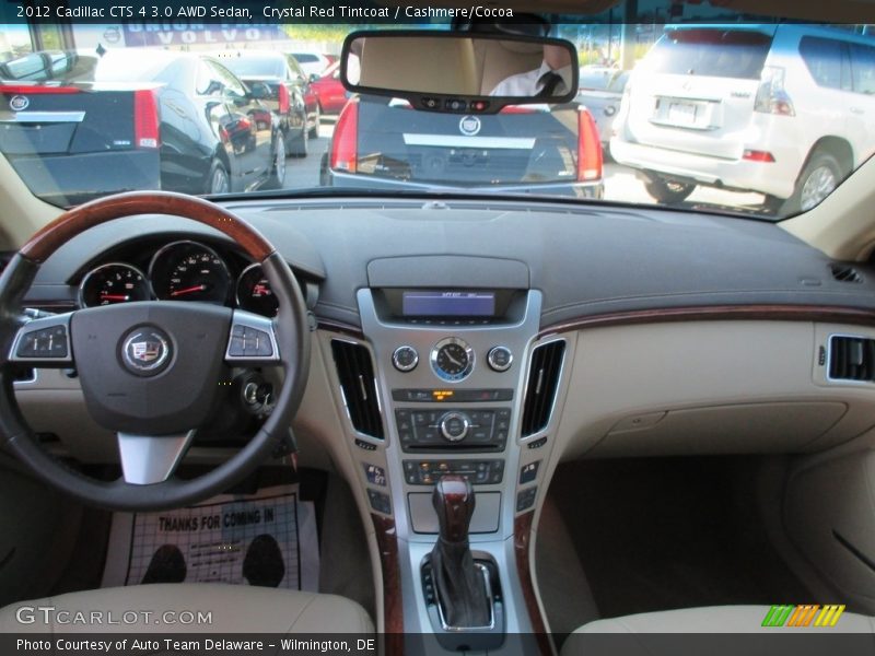 Crystal Red Tintcoat / Cashmere/Cocoa 2012 Cadillac CTS 4 3.0 AWD Sedan
